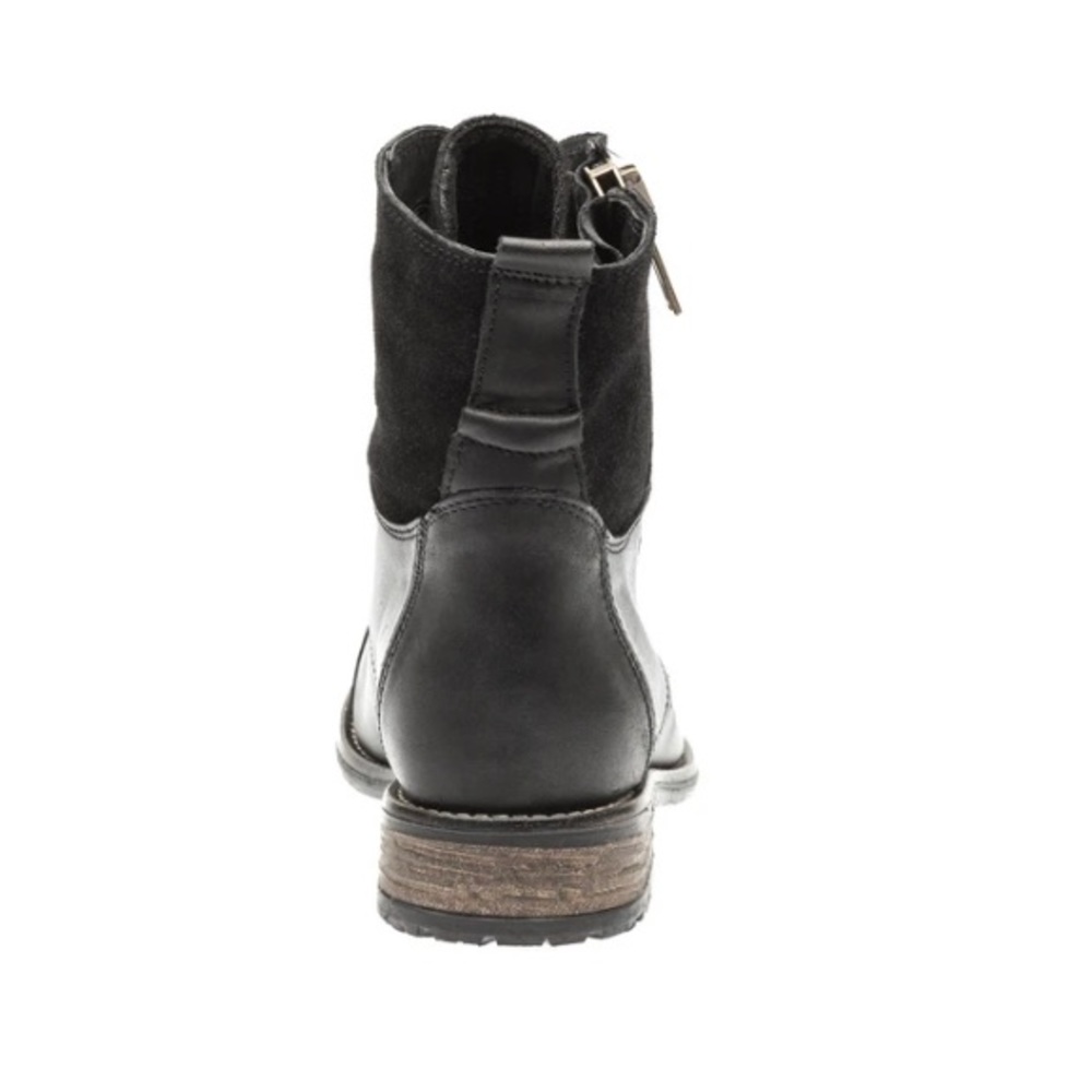 Tara M NEW Size 7-7.5 (38) Black Loris Lace-Up Boot - Picture 5 of 7